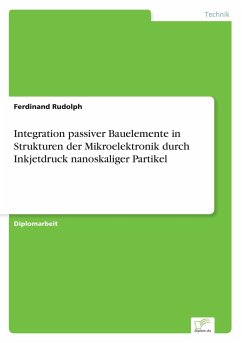 Integration passiver Bauelemente in Strukturen der Mikroelektronik durch Inkjetdruck nanoskaliger Partikel - Rudolph, Ferdinand