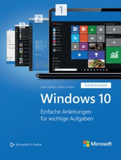 Windows 10 - Schritt für Schritt - Lambert, Joan; Lambert, Steve