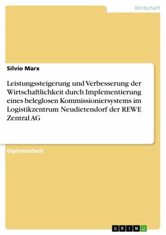 Leistungssteigerung und Verbesserung der Wirtschaftlichkeit durch Implementierung eines beleglosen Kommissioniersystems im Logistikzentrum Neudietendorf der REWE Zentral AG (eBook, ePUB) - Marx, Silvio