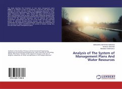 Analysis of The System of Management Plans And Water Resources