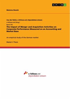 The impact of merger and acquisition activities on corporate performance measured on an accounting and market base (eBook, ePUB) - Woznik, Malwina