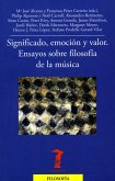 Significado, emoción y valor (eBook, ePUB)