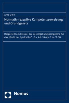Normativ-rezeptive Kompetenzzuweisung und Grundgesetz - Uhle, Arnd