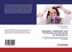 Hydrolysis, Separation and Purification of Fatty Acids for Bioproducts