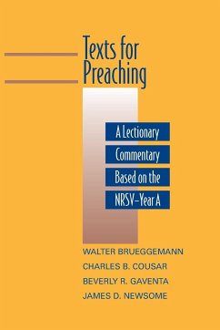 Texts for Preaching - Year A - Brueggemann, Walter