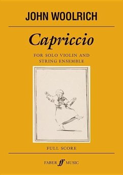 Capriccio: For Solo Violin and String Ensemble, Score