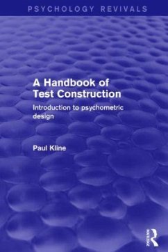 A Handbook of Test Construction - Kline, Paul