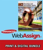 Bundle: Elementary and Intermediate Algebra, 5th + Webassign Printed Access Card for Tussy/Gustafson's Elementary and Intermediate Algebra, 5th Editio