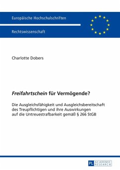 «Freifahrtschein» für Vermögende? - Dobers, Charlotte