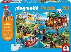 Schmidt 56164 - Playmobil, Baumhaus, 150 Teile, Klassische Puzzle