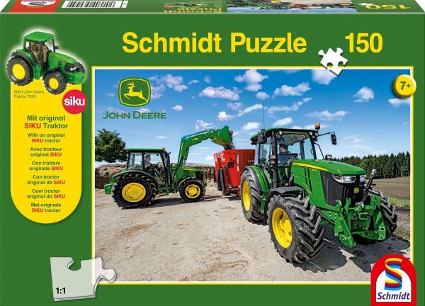 Schmidt 56045 - John Deere, Traktoren der 5M Serie, 150 Teile, Klassische  Puzzle - Bei bücher.de immer portofrei