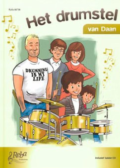 Cover Het drumstel van Daan + Audio CD / druk 1
