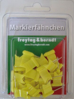 Markierfähnchen wehend, Gelb Markierfähnchen wehend, Gelb
