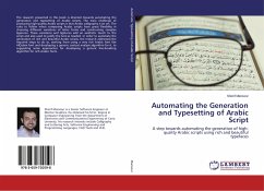 Automating the Generation and Typesetting of Arabic Script