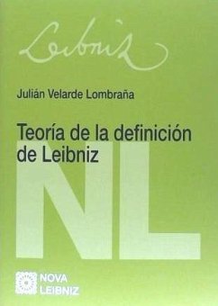 Teoría de la definición de Leibniz - Velarde Lombraña, Julián