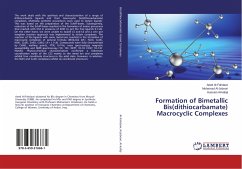 Formation of Bimetallic Bis(dithiocarbamate) Macrocyclic Complexes