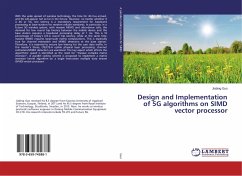 Design and Implementation of 5G algorithms on SIMD vector processor