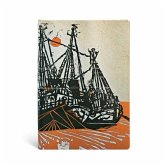 Paperblanks Mooring Alistair Bell Collection Hardcover MIDI Lined Elastic Band Closure 144 Pg 120 GSM Paperblanks Mooring Alistair Bell Collection Hardcover MIDI Lined Elastic Band Closure 144 Pg 120 GSM