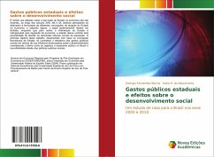 Gastos públicos estaduais e efeitos sobre o desenvolvimento social - Fernandes Barros, Geórgia;Nascimento, Kátia R. do