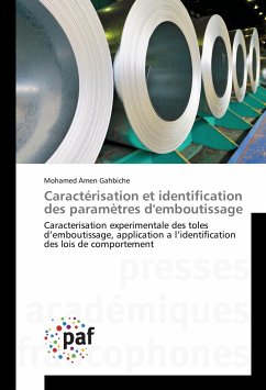 Caractérisation et identification des paramètres d'emboutissage