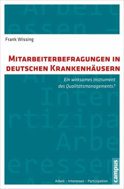 Mitarbeiterbefragungen in deutschen Krankenhäusern (eBook, PDF) - Wissing, Frank