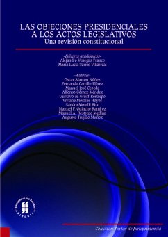 Cover Las objeciones presidenciales a los actos legislativos (eBook, PDF)
