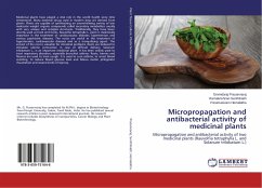 Micropropagation and antibacterial activity of medicinal plants