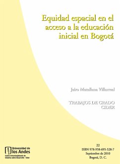 Cover Equidad espacial en el acceso a la educación inicial en Bogotá (eBook, PDF)