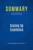 Summary: Scaling Up Excellence (eBook, ePUB)