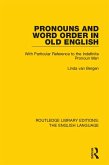 Pronouns and Word Order in Old English (eBook, PDF)