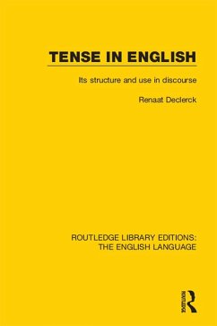 Tense in English (eBook, ePUB) - Declerck, Renaat