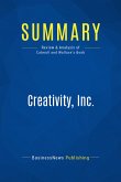Summary: Creativity, Inc. (eBook, ePUB)