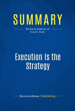 Summary: Execution Is the Strategy (eBook, ePUB) - BusinessNews Publishing