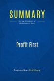 Summary: Profit First (eBook, ePUB)