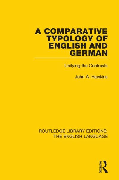 A Comparative Typology of English and German (eBook, ePUB)