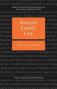 Russian Family Law (eBook, PDF) - Butler, William E