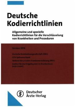 Cover Deutsche Kodierrichtlinien 2016