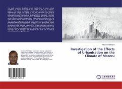 Investigation of the Effects of Urbanisation on the Climate of Maseru
