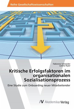 Cover Kritische Erfolgsfaktoren im organisationalen Sozialisationsprozess
