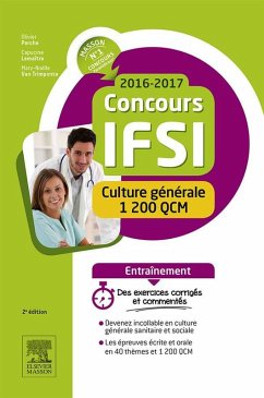 Cover Concours IFSI 2016-2017 - Culture générale - 1 200 QCM (eBook, ePUB)
