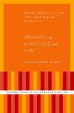 Speaking of Language and Law (eBook, PDF)
