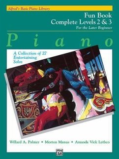 Alfred's Basic Piano Library Fun Book Complete, Bk 2 & 3 - Palmer, Willard A; Manus, Morton; Lethco, Amanda Vick