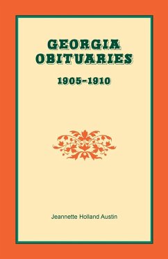 Georgia Obituaries, 1905-1910 - Austin, Jeannette Holland