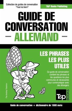 Guide de conversation Français-Allemand et dictionnaire concis de 1500 mots - Taranov, Andrey