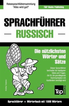 Sprachführer Deutsch-Russisch und Kompaktwörterbuch mit 1500 Wörtern - Taranov, Andrey