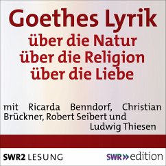Goethes Lyrik (MP3-Download) - Goethe, Johann Wolfgang von