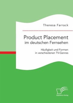 Product Placement im deutschen Fernsehen: Häufigkeit und Formen in verschiedenen TV-Genres - Farrack, Theresa