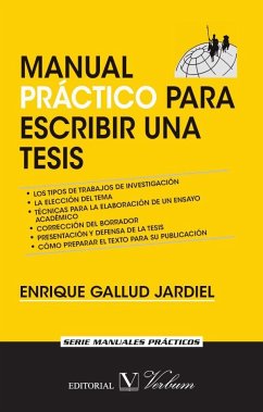 Manual práctico para escribir una tesis - Gallud Jardiel, Enrique