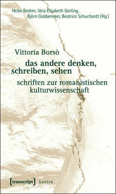 das andere denken, schreiben, sehen (eBook, PDF) - Borsò, Vittoria