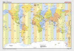 Posterkarten Geographie - Erde - Zeitzonen